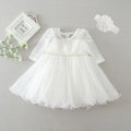 New Baby Girl Baptism Dresses Toddler Christening Gowns Children'S Clothes Summer Birthday Wedding Dress for Newborn 3-24